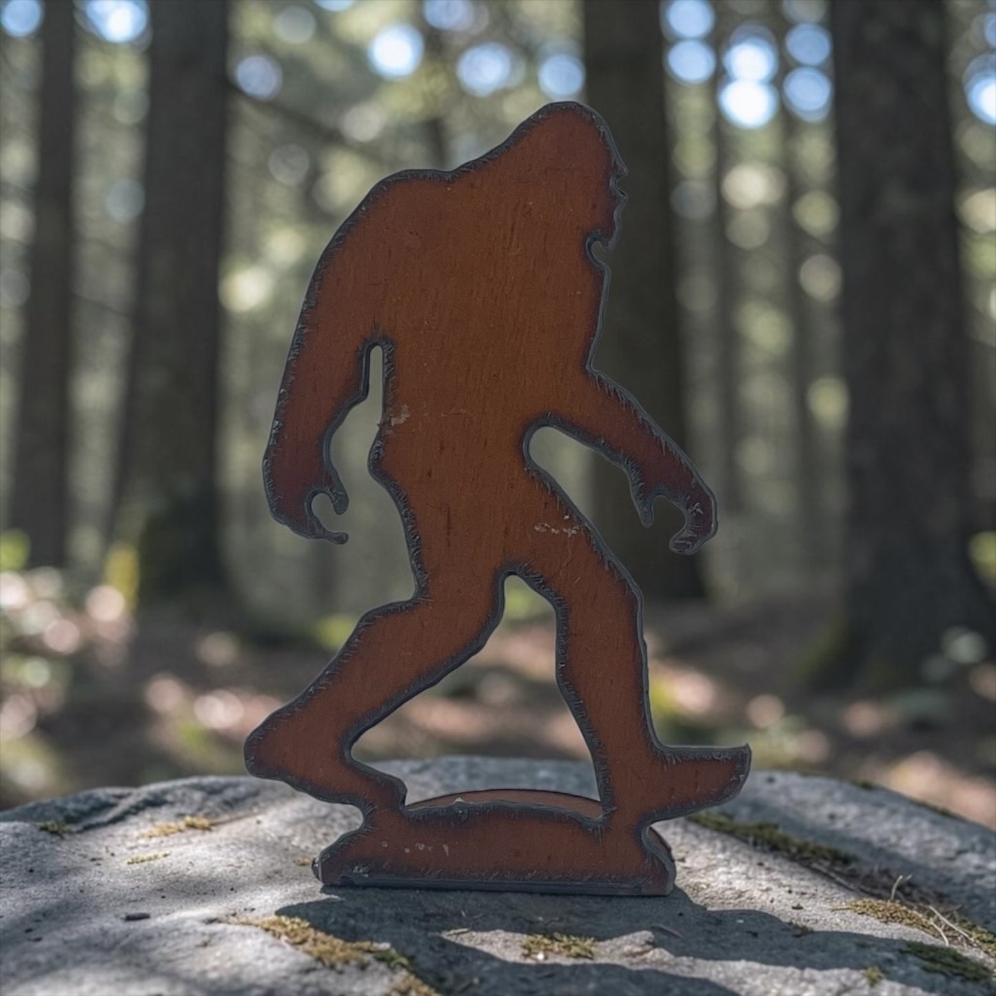 Rustic Metal Bigfoot