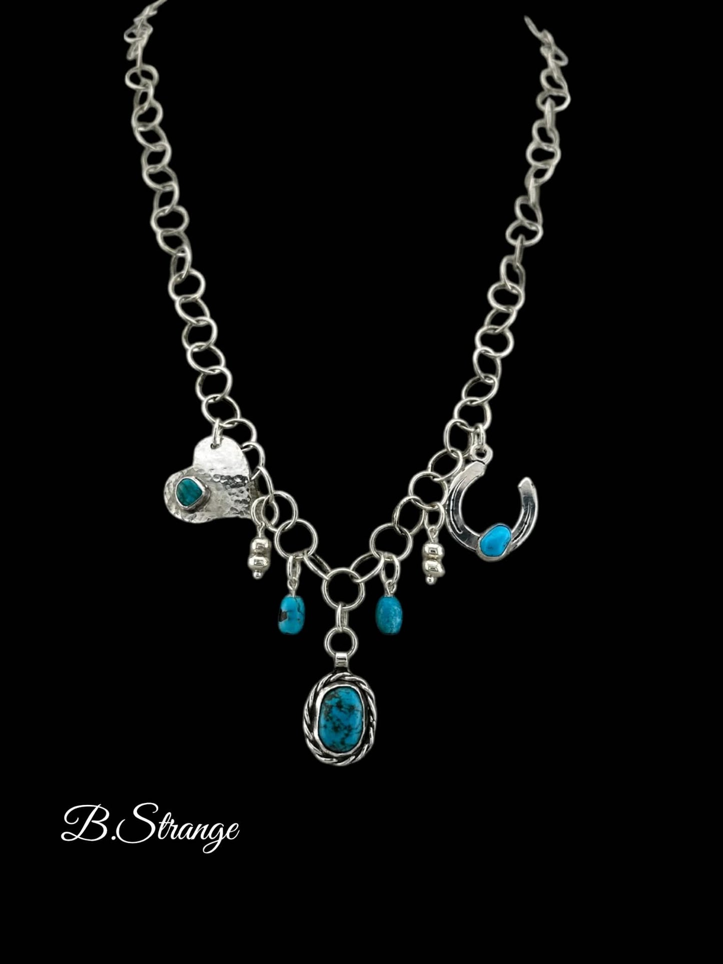 Sterling Silver Charm Necklace