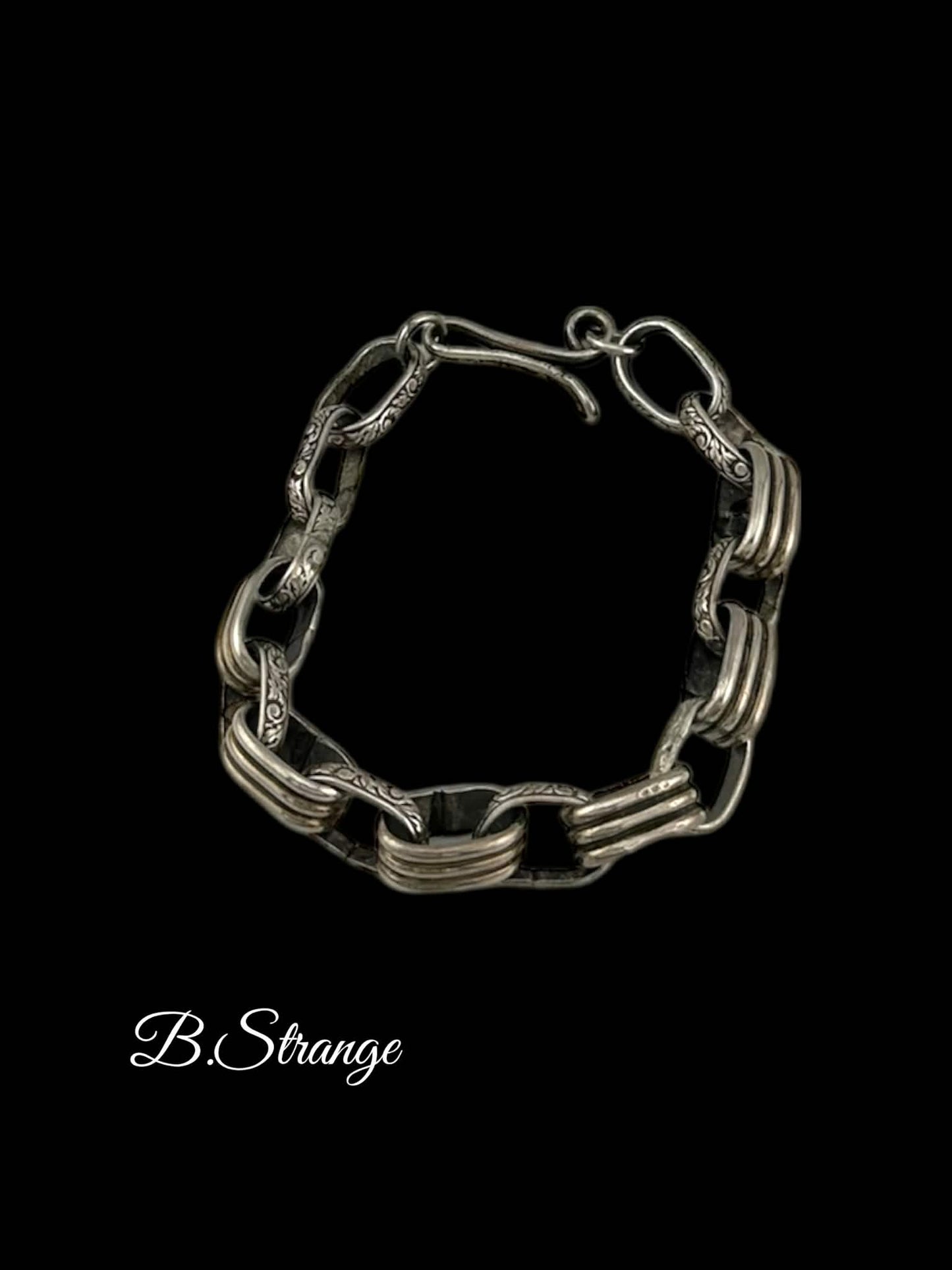 Sterling Silver Chunky Link Bracelet