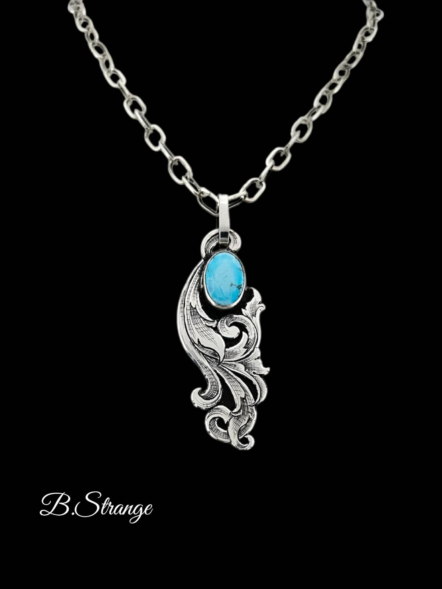 Turquoise Sterling Necklace