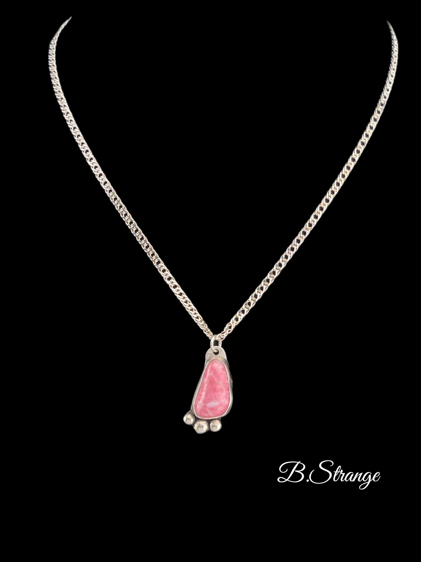 Pink Thulite Zoisite Pendant and Necklace