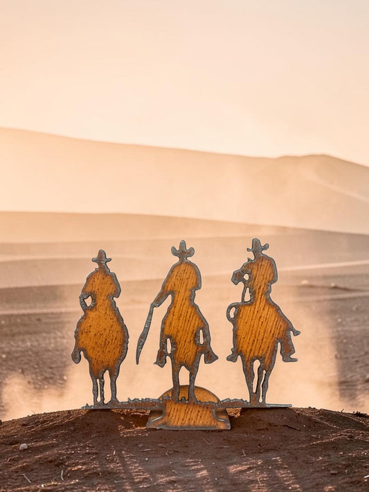 Rustic Metal Outlaw Cowboys