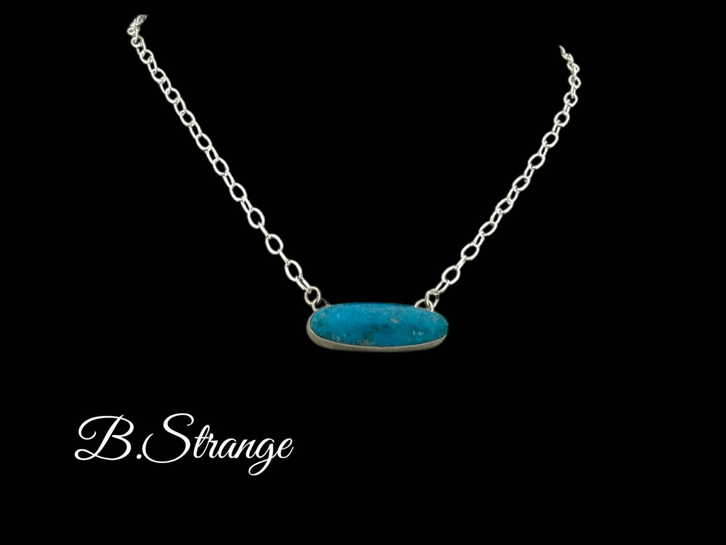 Blue Ridge Turquoise Bar Necklace