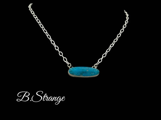 Blue Ridge Turquoise Bar Necklace