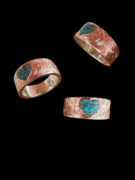 Trifecta Heart ring