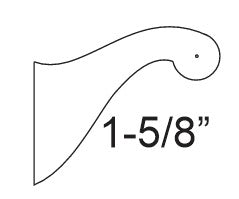 B.Naked Shanks for 1-1/4" bands