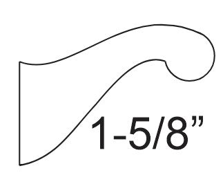 B.Naked Shanks for 1" bands