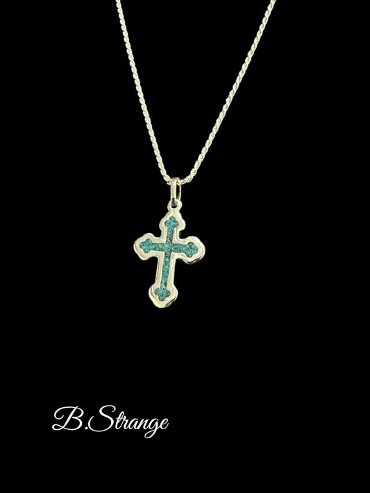 Turquoise Cross Pendant